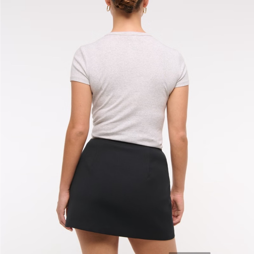 Abercrombie & Fitch Scarlett Black Mini Skort Casual